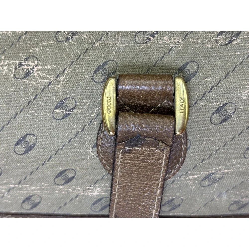 Very Rare Gucci Accessories Collection Portfolio Handle Briefcase Monogram OBO
